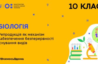 Біологія. Репродукція як механізм забезпечення безперервності існування видів