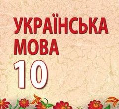 Українська мова 10 клас Шевчук