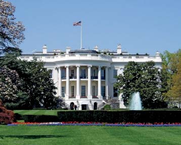 Білий дім - резиденція президента США. Вашингтон