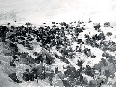 Золотошукачі на Алясці. Фото 1897 р.