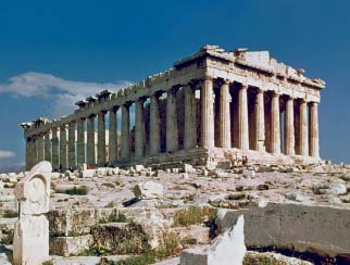 Парфенон (храм на честь богині Афіни Парфенос). 438 р. до н. е.