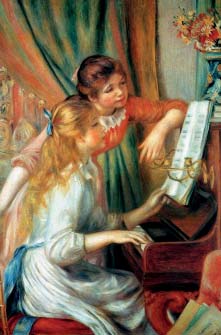 П.-О. Ренуар. Дві дівчини за фортепіано. 1892 р.