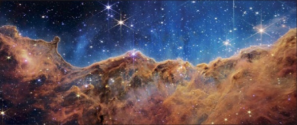 Туманність Каріна. Фото з телескопа Джеймса Вебба. 2022