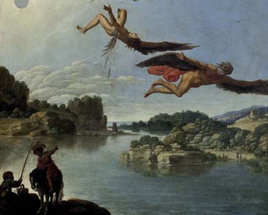 Карло Сарачені. Падіння Ікара. 1606-1607 рр.